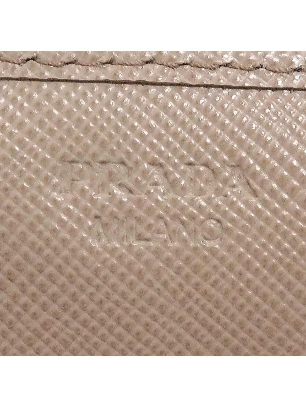 Auth Prada Bifold Long Wallet Light #280413P25B